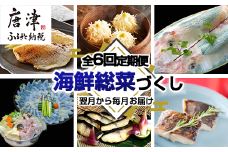 「全6回定期便」海鮮総菜づくし 寄付の翌月からお届け！呼子のいか活造り 魚 個食パック いかしゅうまい 西京漬け 味噌粕漬け ふぐ