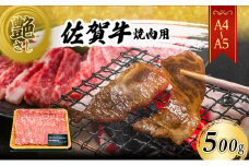 佐賀牛 艶さし！【A4～A5】佐賀牛焼肉用 500g 肉 お肉 牛肉 和牛 牛 ※配送不可：離島