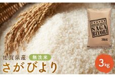 定期便 6回 無洗米 佐賀県産 さがびより 3kg 五つ星お米マイスター厳選 ご飯 お米 コメ こめ ※配送不可：離島