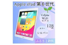iPad 第6世代 128GB Cellular+Wi-Fiモデル シルバー 中古 アイパッド