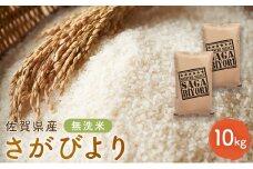 新米 先行予約 さがびより 佐賀県産 無洗米 10kg (5kg×2) 五つ星お米マイスター厳選 米 ※配送不可：離島