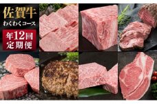 定期便 年12回 佐賀牛 わくわくコース 牛肉 肉 お肉 12回 ※配送不可：北海道、沖縄県、離島