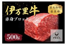 伊万里牛 赤身ブロック 500g ステーキローストビーフ BBQにおすすめ 007-J716