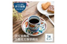 【伊万里焼】伊万里陶苑万歴花文 コーヒーカップ 070-H406
