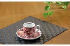 【伊万里焼】伊万里陶苑 朱三島珈琲碗 070-H604