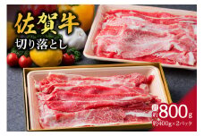 A5 A4 佐賀牛切り落とし800g 100-J330