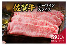 A5 A4 佐賀牛 サーロイン スライス 800g 100-J331