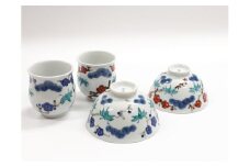【伊万里焼】松竹梅柄 茶碗 湯呑 セット 032-H708