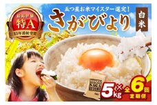 令和7年産 《マイスターセレクト》 さがびより【白米】 5kg×６回　B787