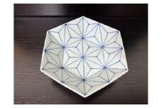 伊万里焼 麻の葉亀甲中鉢 165-H1074