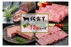 佐賀牛毎月贅沢便12回ｺｰｽ 999-J903