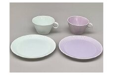 Emmaパープル・青磁16.5cm皿＋マグカップセット 033-H1166