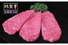 佐賀牛サーロインステーキ200ｇ×3枚　5ヵ月連続定期便 192-J1525