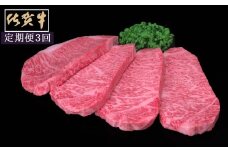 佐賀牛サーロインステーキ200ｇ×4枚　3ヵ月連続定期便 192-J1529