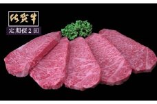 佐賀牛サーロインステーキ200ｇ×5枚　2ヵ月連続定期便 192-J1533