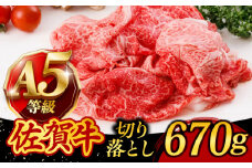 【色んな料理に最適！】A5等級 佐賀牛 切り落とし 670g /焼肉どすこい [UCC011] 牛肉 肉