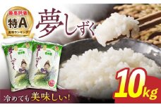【最高ランク特A評価】令和6年産 武雄市若木産 夢しずく 10kg（5kg×2袋）/肥前糧食株式会社【配送エリア限定】 [UCL009] 白米 米 お米 こめ 白米 精米 ブランド米 米10kg 夢しずく 米