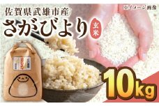 【先行予約】【10月下旬以降順次発送】＜15年連続特A評価＞令和6年産 さがびより 玄米 10kg /江口農園 [UBF006] 玄米 米 お米 佐賀県産 特A