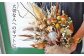 【飾るだけでお部屋を華やかに！】プリザーブドフラワー ビタミンカラーのプロテアスワッグ /はなぜん [UDC002] 壁飾り 花