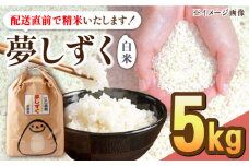 【最高ランク 特A評価】令和6年産 夢しずく 白米 5kg 配送前精米/江口農園[UBF012] 白米 米 お米 精米 佐賀県産 特A