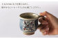 【宸山窯】琉球紋 コーヒーカップ ソーサー 2点セット [UCU011]