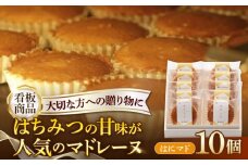 【菩提樹はちみつ使用】はにマド 10個セット /菓子職人の丘デタント [UEG005]
