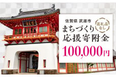 【応援寄附金】佐賀県武雄市 まちづくり応援寄附金 返礼品なし（100,000円分） [UZZ108]