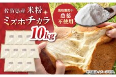 【先行予約】【栽培期間中 農薬・化学肥料不使用】ミズホチカラ 米粉10kg（1kg×10袋） /鶴ノ原北川農園 [UDL033]