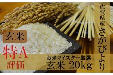 D-12 令和6年産 佐賀県産 厳選 さがびより 玄米20kg