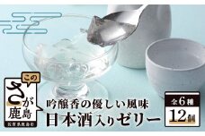 鹿島酒蔵ツーリズムゼリー 【12個入り】 B-309