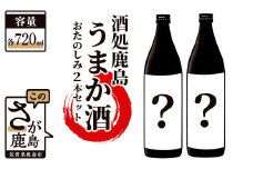 B-310　酒処鹿島のうまか酒 おたのしみセット(720ml×2本)