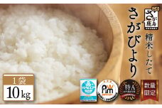 令和6年産 佐賀県産 さがびより 10kg 白米 14年連続 特A評価 ふるさと納税 佐賀県 鹿島市 B-20