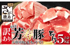 【12月配送】訳あり【配送月が選べる】SPF芳寿豚 小間切れ大容量満足セット1kg×5袋【合計5kg】【業務用サイズでボリューム重視の方におすすめ】【料理に便利】豚肉 こま切れ 切落し 切り落とし C-90