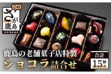 【匠の技】菓子工房 ひのでや てづくり ショコラ 15個 詰め合わせセット【シェフのこだわりと技術が詰まったチョコレート】 B-562