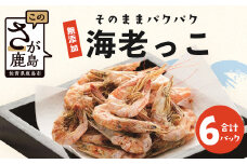 有明海産 無添加 えびっ子【６パック入り】　B-758