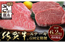 佐賀牛Ａ５ランク 大還元祭！！総重量5.7キロ＋500ｇ肉の女王ヒレステーキとサーロインステーキ 【６回定期便】 今だけ！佐賀牛ロース肉しゃぶしゃぶ用500ｇ付き　W-9