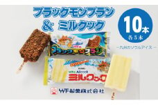 ブラックモンブラン5本　ミルクック5本  竹下製菓 アイス クリーム バラエティ スィーツ