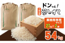 令和6年度産 佐賀ブランド米「夢しずく」（白米）54kg（27kg×2） 大坪精米所
