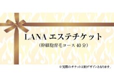 LANAエステチケット（幹細胞育毛コース40分）
