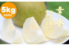 【先行予約受付中】もぎたて梨（幸水）5ｋｇ（ほたるの郷直売所）