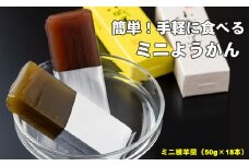 お手軽に！ふたくちサイズのミニ羊羹セット（50g×18本） 山田老舗 詰め合わせ 父の日 母の日 敬老の日 お茶 スポーツ ようかん 一口サイズ ミニサイズ