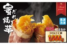 蜜だれ冷やし焼き芋　蜜があふれ出る完熟紅はるか（500g×２袋） 乃市商店 焼いも
