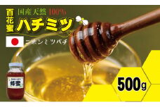 はちみつ（日本蜜蜂）蜂蜜（百花蜜）500g 西山養蜂 日本 ハチミツ honey