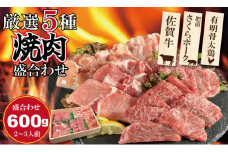 佐賀県産ブランド畜産肉（佐賀牛・肥前さくらポーク・有明骨太鶏）焼肉 盛合わせセット（600g） ブランド牛 豚肉 鶏肉 人気 ランキング  高評価 牛肉 国産 焼肉 佐賀県産 黒毛和牛 牛 佐賀 小城市 有明・潮風ファーム