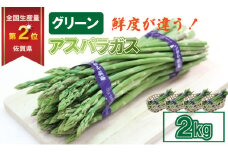 採れたて新鮮！アスパラガス（2kg）百島農園 生産者直送 野菜 人気 ランキング 高評価 