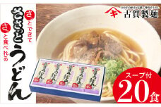 さっとできてさっと食べられる ささっとうどん 10入 【うどん 乾麺 佐賀県産 簡単】(H014139)