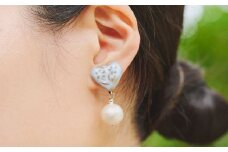 日の隈窯陶器イヤリング【日の隈窯 佐賀 尾崎焼 陶器 窯元 陶芸作家】(H025127)