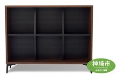 KJ 120シェルフ3×2 【ラック 本棚 書斎 収納棚 おしゃれ 日本製 国産 開梱設置 梱包材引き取り 完成品】(H062191)