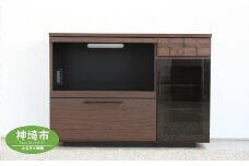 コルク 120カウンター 【キッチンカウンター カウンターキッチン レンジ台 コルク カウンター 開梱設置 梱包材引き取り 日本製 国産 完成品】(H062212)