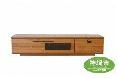 ルーデ 165TVボード ブラウン 【テレビボード テレビ台 ローボード リビング 開梱設置 梱包材引き取り AV機器 インテリア 完成品】(H062233)